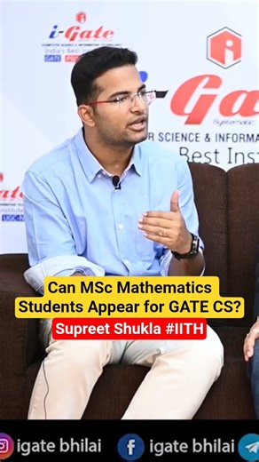 Can MSc Mathematics Students Appear for GATE CS? #gate #cse