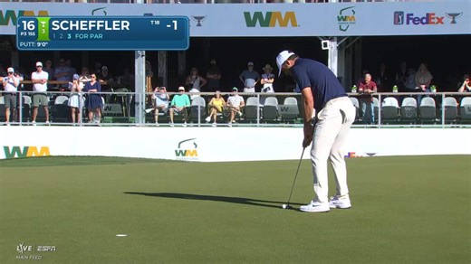 Scottie Scheffler | Round 1 | 16th hole | Shot 3 | 2026 WM Phoenix Open