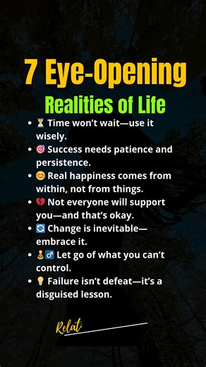 3.5K views · 13 reactions | 7 Eye opening Realities of life | Relation & Love Fact | Facebook