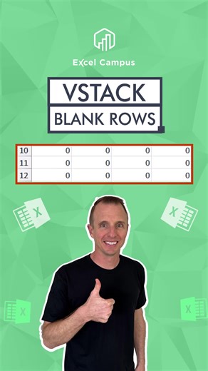 Tired of dealing with messy data in Excel? 😫 Say goodbye to those pesky blank rows! 🙌🏼💻 Excel Pro Tip: Learn to VStack Data, EXCLUDING Blank Rows! 🔥 #Excel #ExcelTips #DataManagement #ProductivityHacks #VStack