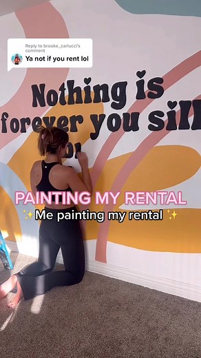 Replying to @brooke_carlucci I paint all my rentals and I paint them back when I move :) most landlords don’t care- just ask them!