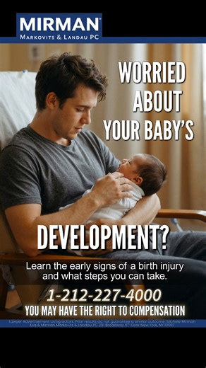 Michele S. Mirman, Esq. on Instagram: "Do you know the warning signs of brain injury in newborns?” Some signs aren’t obvious at first — but knowing them early can make all the difference for your baby’s health. Learn what to watch for and what steps you can take: 👉 mirmanlawyers.com/blog/brain-damage-at-birth-how-to-tell-if-your-baby-is-affected 📞 212‑804‑6502 | MirmanLawyers.com — Free Consultation #BirthInjury #InfantBrainInjury #NewParents #BabyHealth #MedicalMalpractice #ParentingTips #Chi