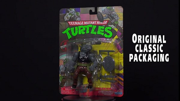 Teenage Mutant Ninja Turtles: 4” Original Classic Rocksteady Basic Figure by Playmates Toys