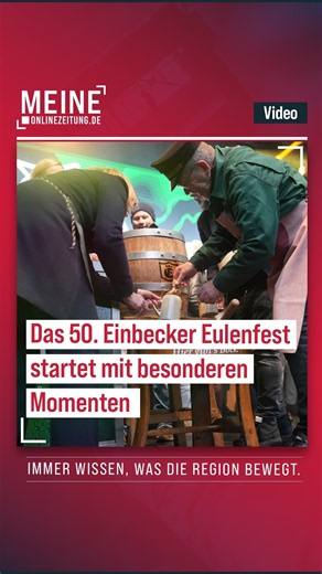 Das 50. Einbecker Eulenfest startet mit besonderen Momenten