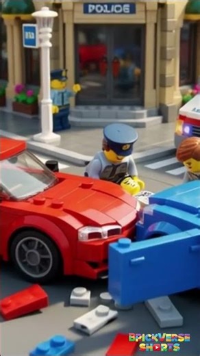 LEGO Police on Duty 🚓 Emergency Scene in LEGO City #lego #legopolice #legocity #legovideos