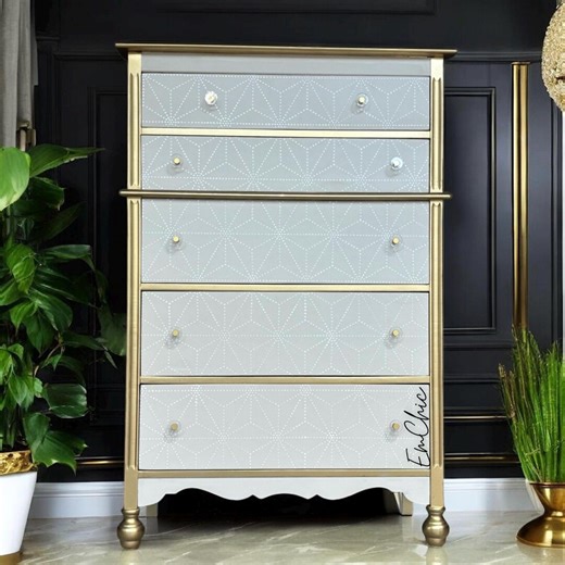SOLD Example of Work: Tallboy Dresser/bedroom Furniture/chest of Drawers/vintage Furniture/highboy/chic/elegant/timeless/home Decor/ - Etsy Canada