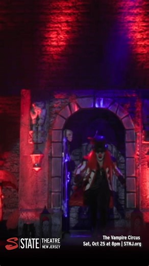 The Vampire Circus is an immersive ride through the Underworld and Vampires inspired by the magical, captivating allure of legendary traveling carnivals. This experience will delight the senses and deliver the unexpected. As the moon comes out, the magical mystique of the Vampire World begins. Come meet the Vampires. We will leave the lights off for you! | State Theatre New Jersey | Facebook