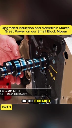 3-Upgraded Induction and Valvetrain Makes Great Po #engine #enginebuild #rebuild #oldcar #rebuilding