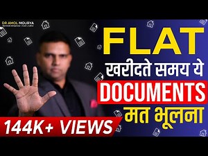 Don't FORGET to check these documents before buying flats & apartment | Dr. Amol Mourya