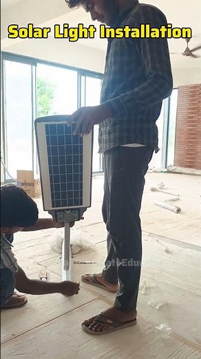 Solar Light Installation Guide 🔆 | Easy Step-by-Step Process | Save Electricity & Go Green #shorst