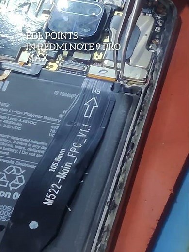 EDL POINTS OR TEST POINTS IN REDMI NOTE 9 PRO MAX #tech #technical #technology