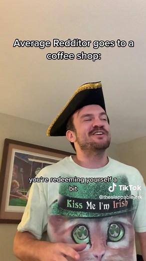 Cringe Redditor at a Coffee Shop: Exploring Stereotypes