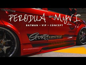 [ENG SUB] How can you modify Perodua Myvi? Featuring Myvi Batman VIP Concept