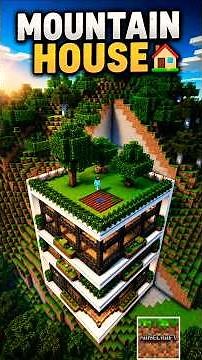 Minecraft Modern Mountain House Build – Ultimate Luxury Mansion Tutorial! 🏡 🔥🤯👷‍♂️