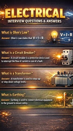 Electrical interview question answer #transformer #relay