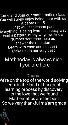 Mathematics Jingle Song Ideas for Educational Videos