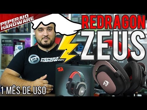 1 mês de uso - Review do Headset Redragon Zeus H510: Durabilidade, conforto e teste do microfone