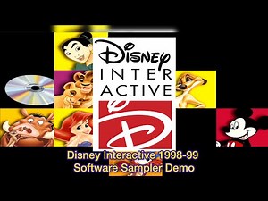 Disney Interactive 1998-99 Software Sampler Demo PC Windows/Macintosh