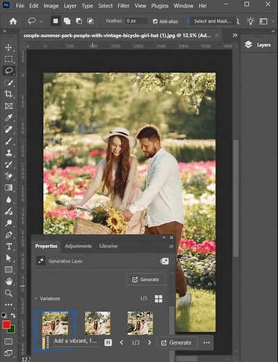 The Contextual Task Bar in Photoshop | Complete Guide for Beginners