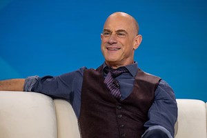 Christopher Meloni Making Fun of His Own NSFW T-Shirt Sweat Stain Is Iconic (PIC)