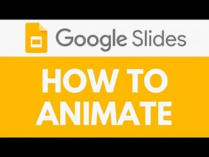 How To Animate in Google Slides | Adding Animated Effects | Google Slides Tutorial