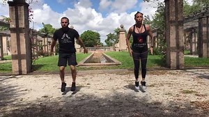 36K views · 1.5K reactions | Watch @iamluisbadillojr + @biancaayalaofficial aim higher↖ as they dip lower↙ one lunge at a time. When your laser focused on the beat, you achieve noticeable results. ✔ :"Factory", a STRONG by Zumba® Exclusive | STRONG Nation | Facebook