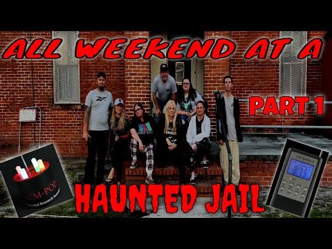 Weekend In A Very Haunted Jail (Pt 1) #paranormalinvestigation #hauntedjail #ghosts #evp