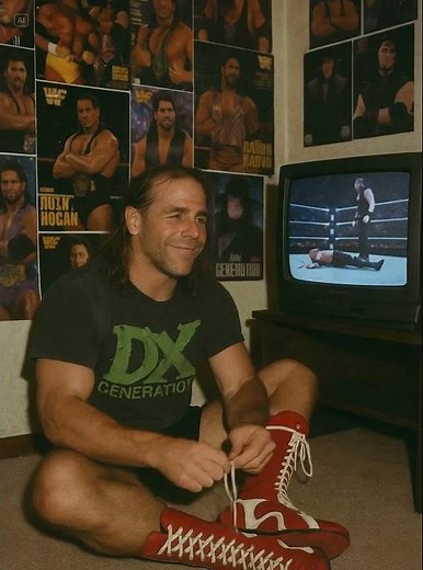 90s WWE Legends Watching Themselves on CRT TVs