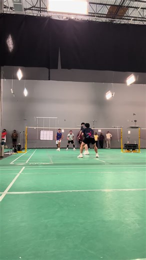 watch this fast paced doubles rally #badminton #fast #doubles #pro #fyp