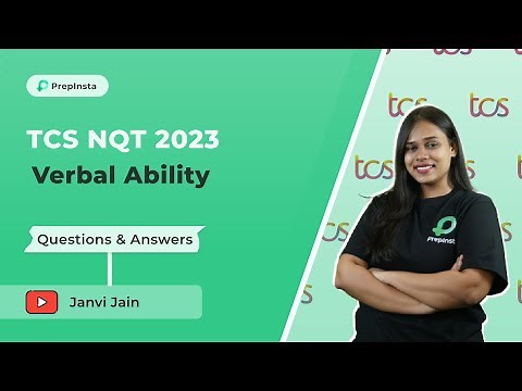 TCS NQT Verbal Ability Questions & Answers 2023 - 2024