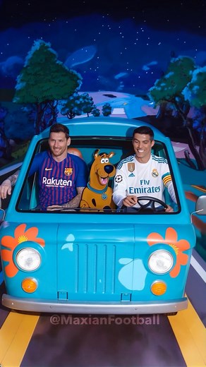 Maxian Football on Instagram: "Messi, Ronaldo & Scooby Doo "