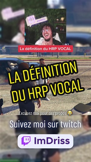La définition du HRP Vocal