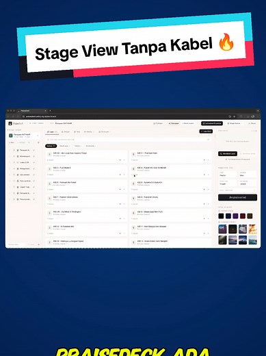 Coba buat fitur stage View di PraiseDeck biar tampilan para pelayan di panggung lebih rapi lagi. Gue bikin 2 opsi: bisa deteksi layar eksternal atau melalui internet dengan scan QR code aja di tablet/HP. Kira-kira update selanjutnya coba buat fitur apalagi nih? Kasih ide kalian di komen ya! 👇 #PraiseDeck #Multimedia #WorshipLeader #SoftwareEngineer #WebDeveloper