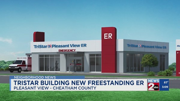 TriStar building new freestanding emergency room in Pleasant View, TN