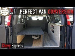 The perfect van conversion with collapsable bed and kitchen area!