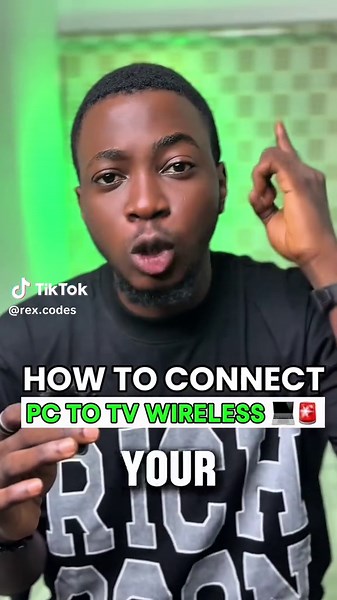 Want To Connect Your PC to TV? Try This Out #pc #pctips #windows #computertricks #techtips #ai #artificialintelligence #techtok #rexcodes #techtrends