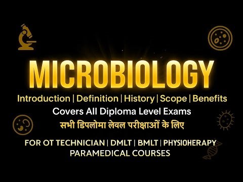 MICROBIOLOGY Introduction 🔬 | परिचय | Diploma Level Exams | History, Scope & Benefits