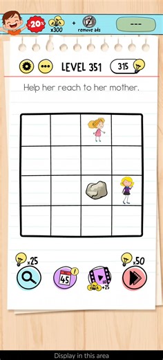 Brain Test Level 351 Solution & Walkthrough | Tricky Puzzles (Android & iOS Shorts)