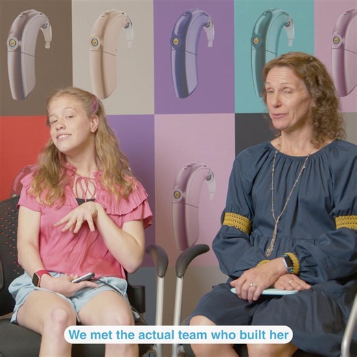 Bina's back! The last time we saw her, she enjoyed a tour of our Valencia, California #AdvancedBionics facility. Now, join us as she meets the operators who actually built her #CochlearImplant. This special moment highlights the connection between our team and the people we serve. Check out our blog to find out what Bina's father, Bill, had to say about their visit: https://www.advancedbionics.com/us/en/home/communities/1/blog/blog-articles/the-gift-of-being-heard-treasurer #ABCochlearImplant #L