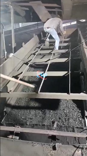 Coal screen cleaning | Coal plant work | #coalhandlingplant #powerplant