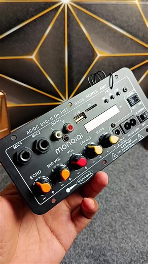 Power Amplifier D10 Bluetooth USB Karaoke Radio