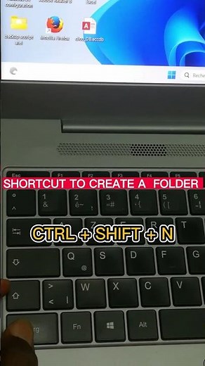 SHORTCUT TO CREATE A NEW FOLDER Ctrl + Shift + N #WindowsTips #NewFolder #KeyboardShortcut