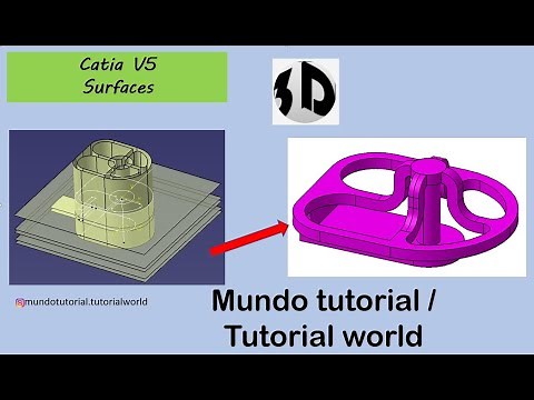 Catia V5. Surfaces tutorial