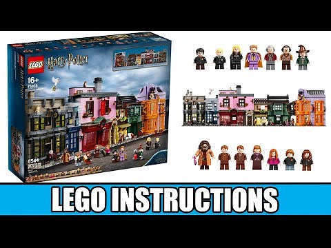 LEGO Instructions: How to Build LEGO Diagon Alley - 75978 (LEGO HARRY POTTER)