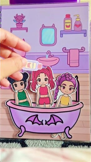 K-POP DEMON HUNTERS STIKER DIY rumi,Mira,zoey #funny #demon #kpop #viral #diy