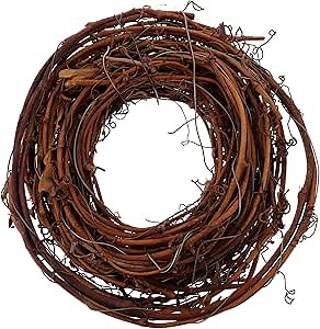 4.6m Grapevine Wreaths Vine Garland Twig: DIY Rattan Branch Wreath Decoration - for Holiday Craft Wedding Door Wall