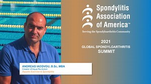 23 reactions · 3 comments | Aqua-Reaction is an aquatic #exercise program designed to help people living with #rheumatic and musculoskeletal diseases. Andreas Iacovou, its creator, provides a demonstration of shallow and deep water exercises you can use for strengthening weak muscles and relieving injured joints. Register now: https://spondyloarthritissummit.vfairs.com/ #spondysummit | Spondylitis Association of America | Facebook