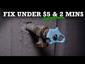 Hose Bib Handle Replacement: How to Replace Outside Faucet Under $5 & 2 Mins.