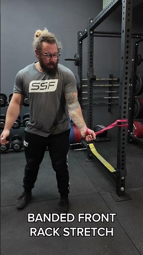 Banded Front Rack Stretch