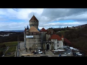 Vue d'ici : Le château de Montrottier
